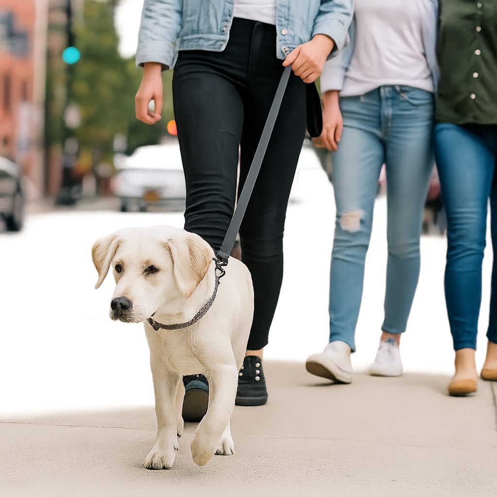 Collier chien, classique coloré stylisé pour une visibilité nocturne optimale
