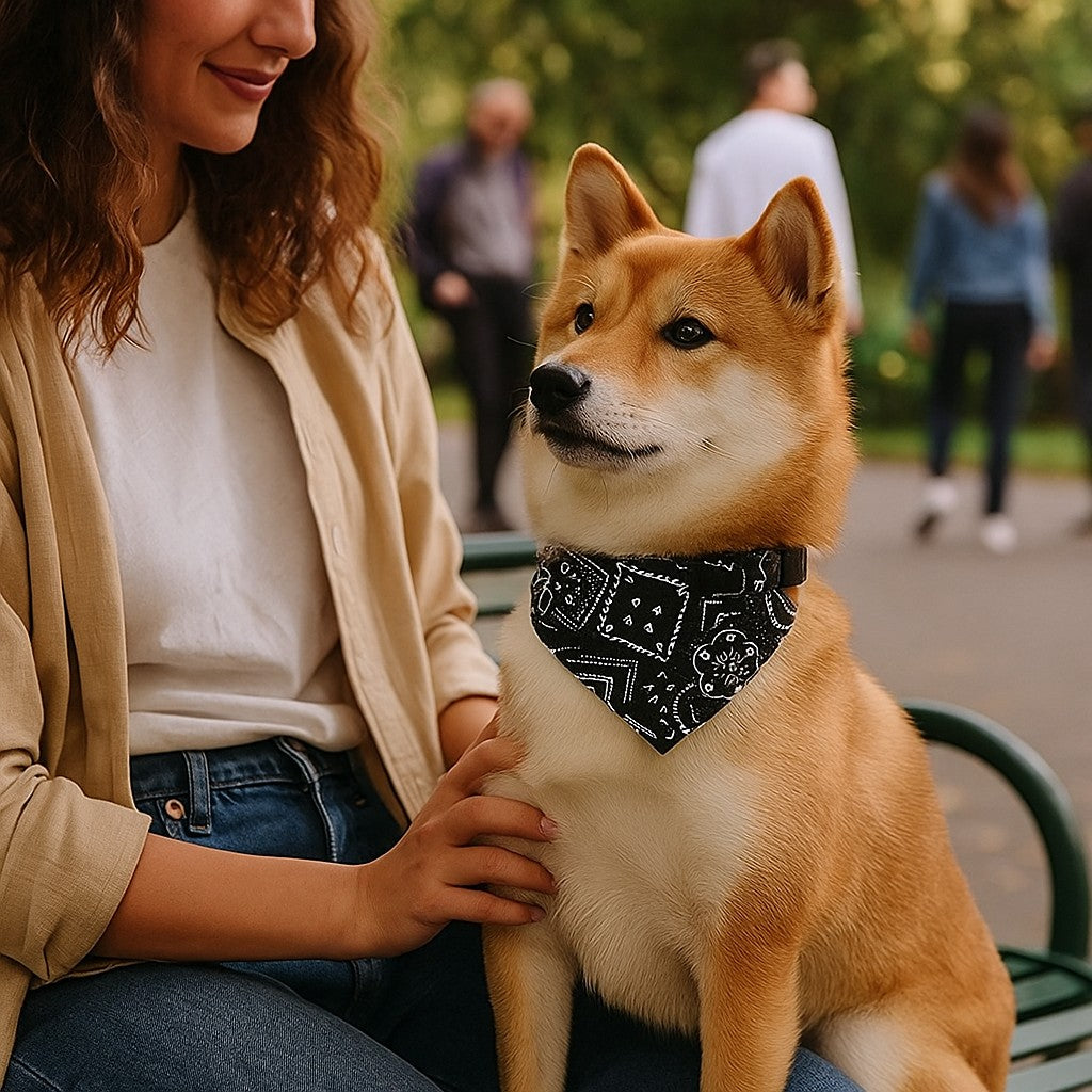 Bandana pour chien ; Transforme Votre Chien en Star