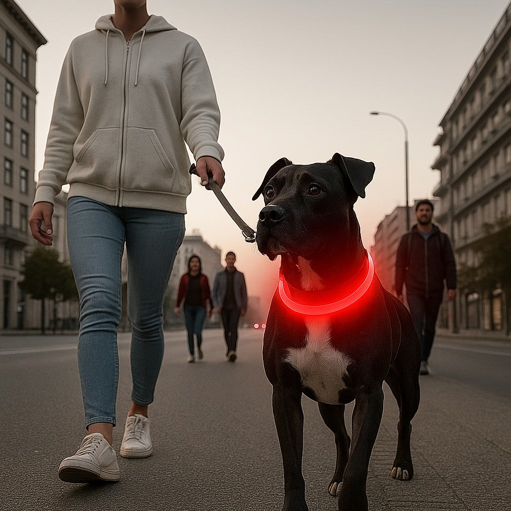 Collier Lumineux pour Chien : ColluX Sécurité avant tout
