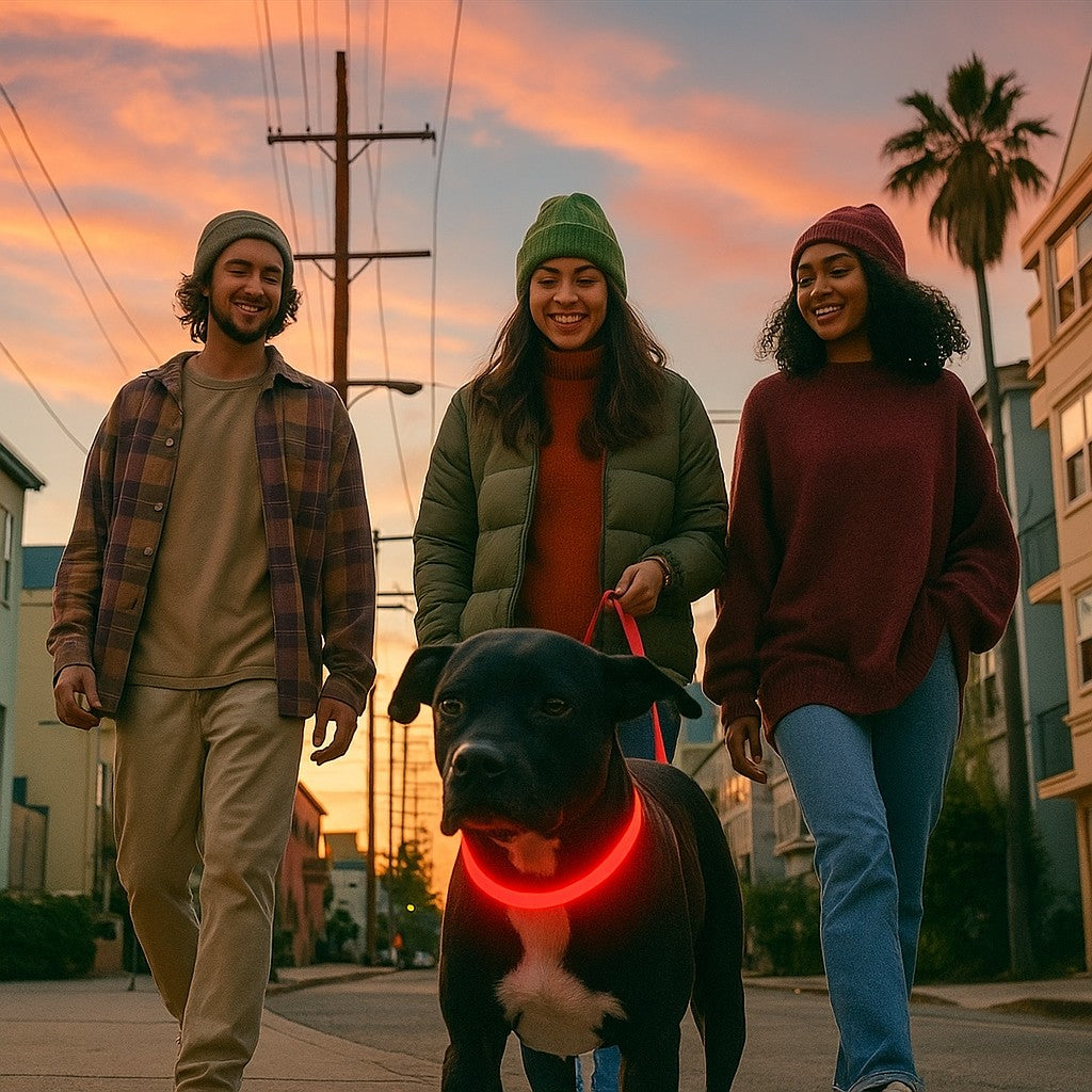 Collier Lumineux pour Chien : ColluX Sécurité avant tout