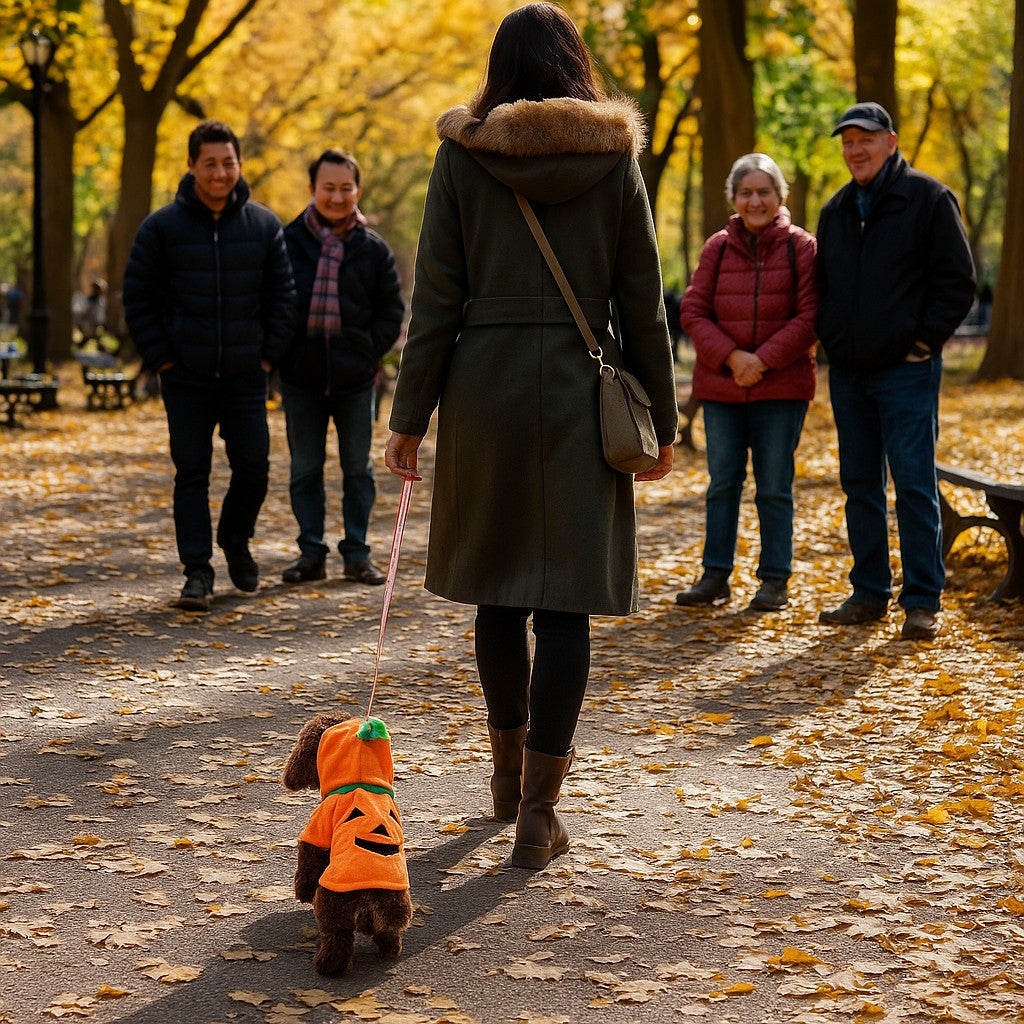 VETEMENT chien / DEGUISEMENT-Citrouille qui attire tous les regards