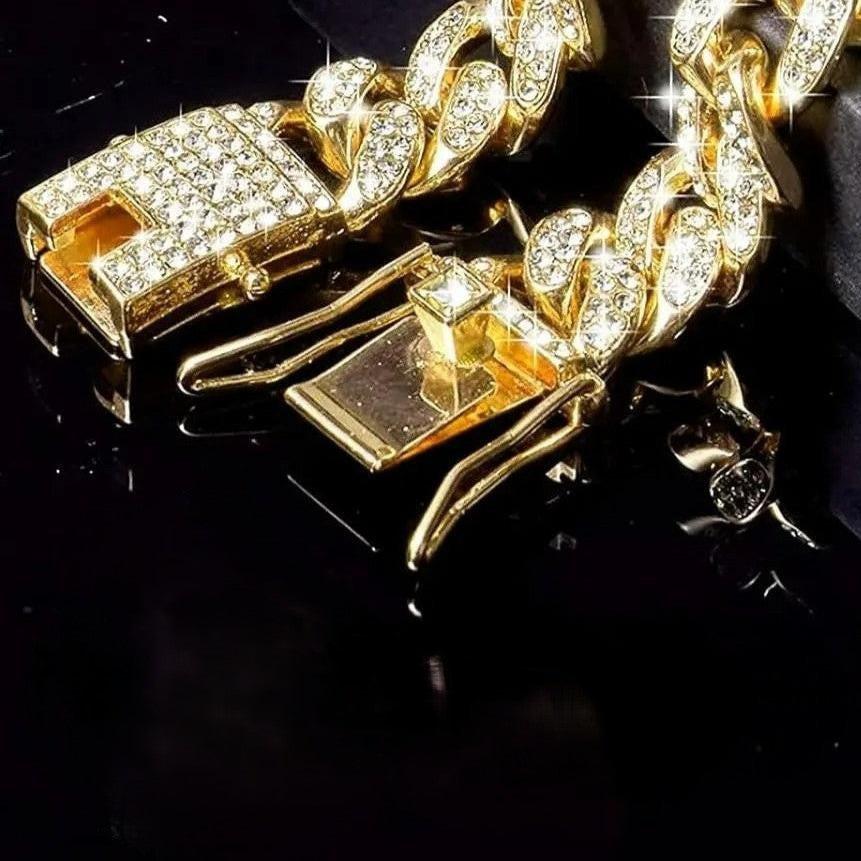 Collier chien ColD'OR mode dore pour tout chien vedette