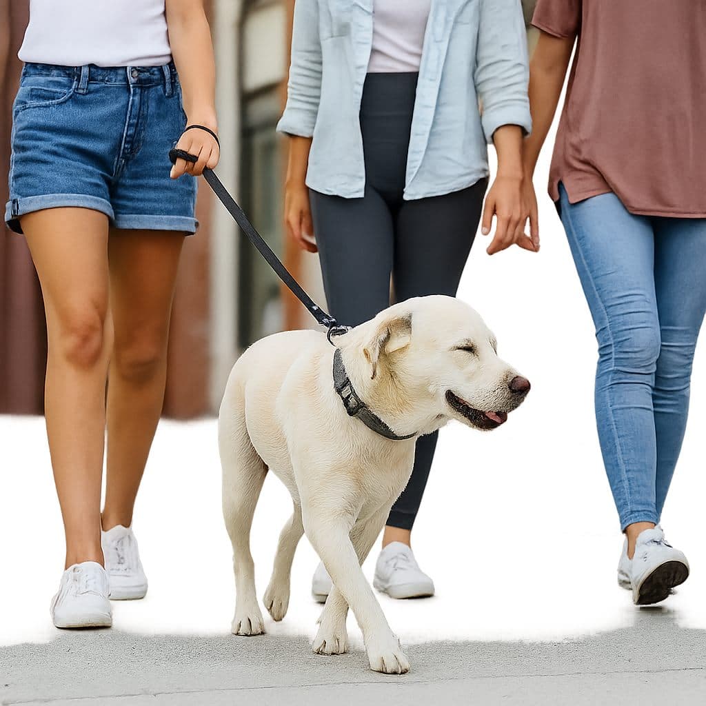 Collier chien, classique coloré stylisé pour une visibilité nocturne optimale - Jappy Toutou