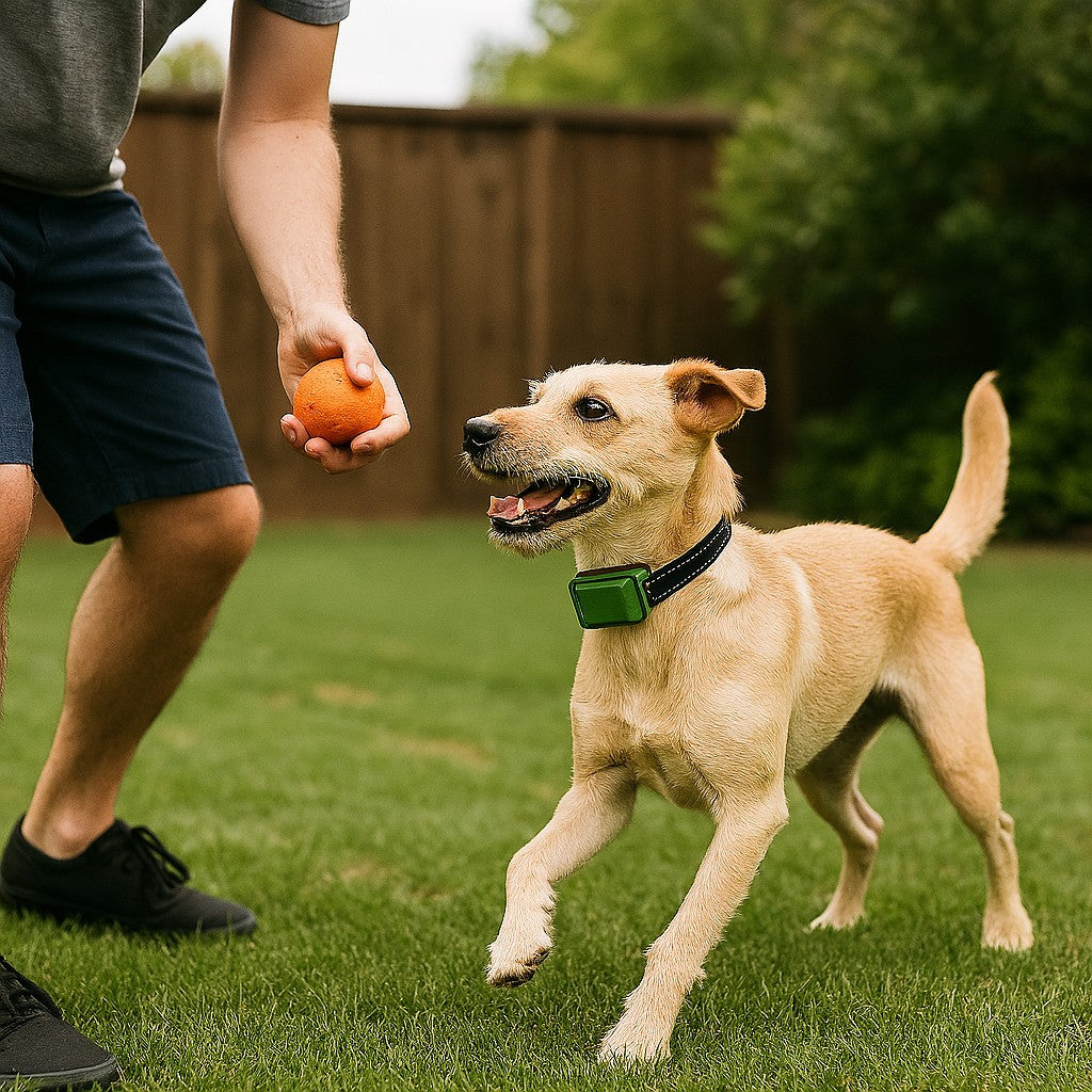 Collier de dressage pour chien - anti aboiement Dress'Woufâą Hitech-Jeu