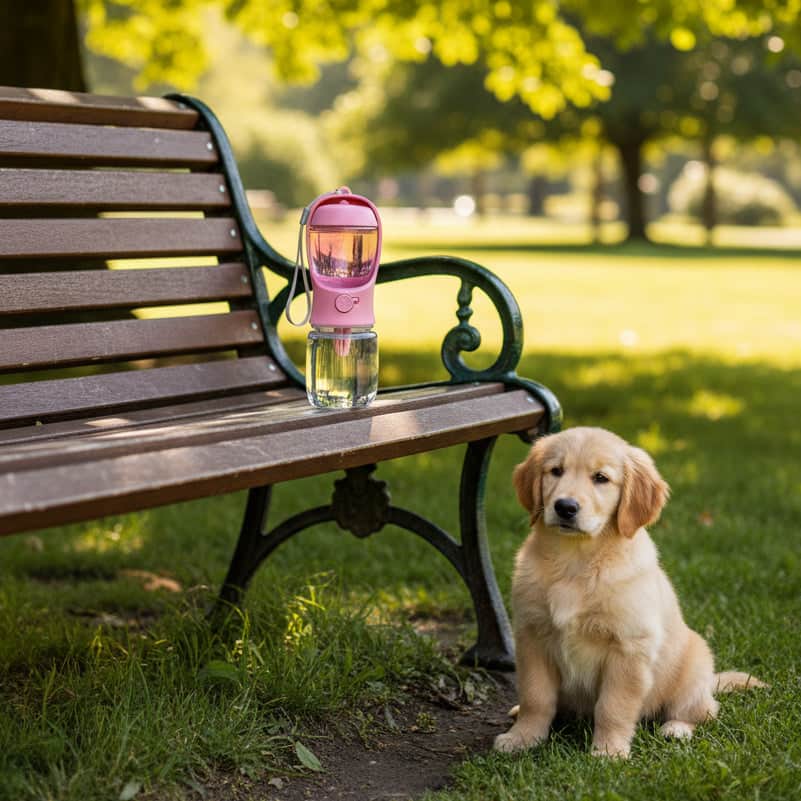 Gourde pour chien • JappySource™: Étanchéité renforcée