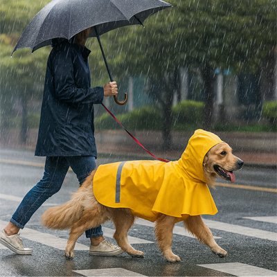 Imperméable pour chien qui allie praticité et style