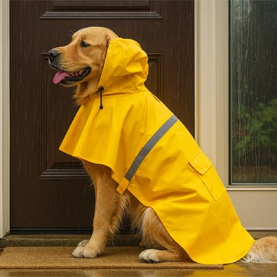 manteau imperméable pour chien combine harmonieusement protection efficace et design contemporain.