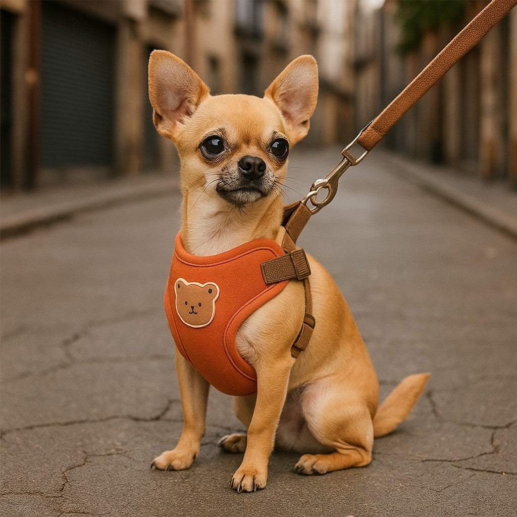 confort optimal d'un harnais pour petit chien