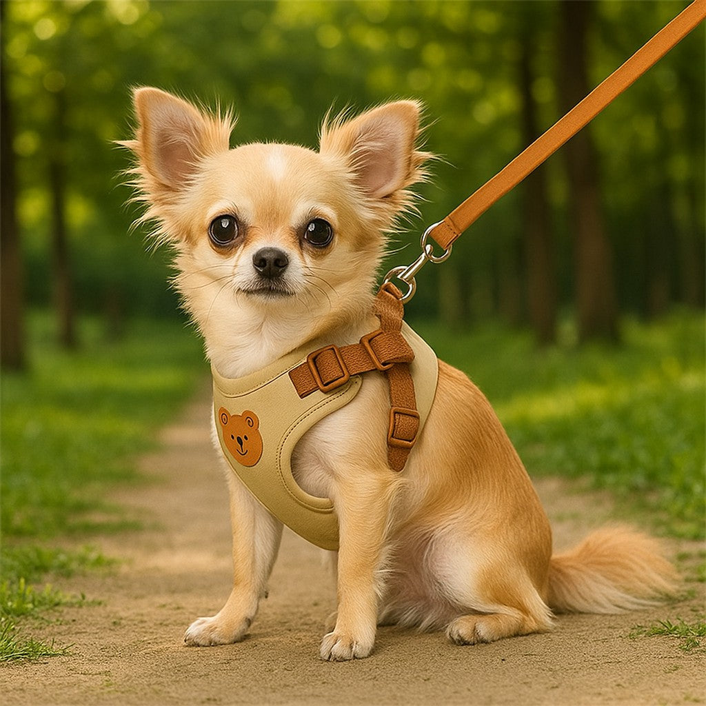 confort optimal d'un harnais pour petit chien