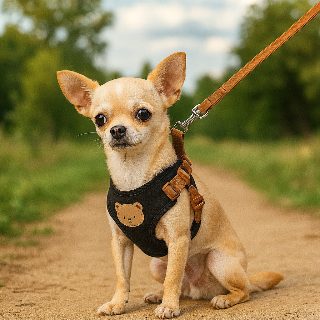 confort optimal d'un harnais pour petit chien