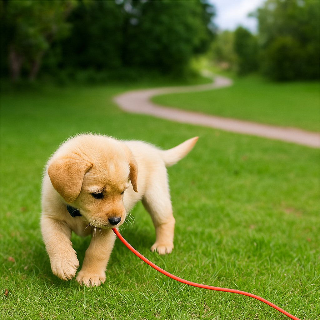 Longe pour chiot : votre allié tout-terrain, toutes activités