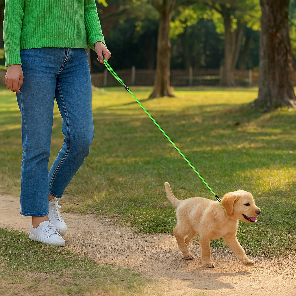 Longe pour chiot : votre allié tout-terrain, toutes activités