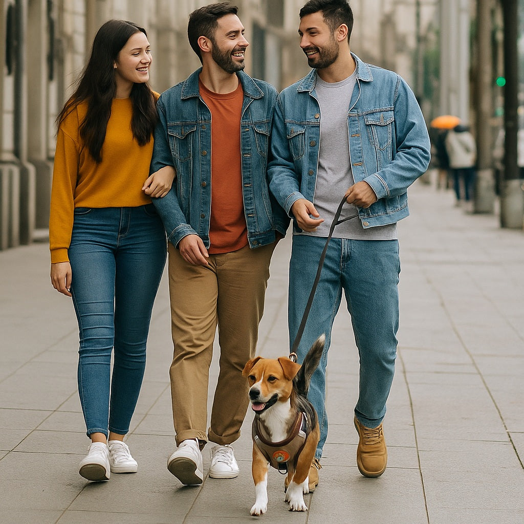 Harnais chien anti traction, Promenades Sereines, Solution Idéale - Jappy Toutou