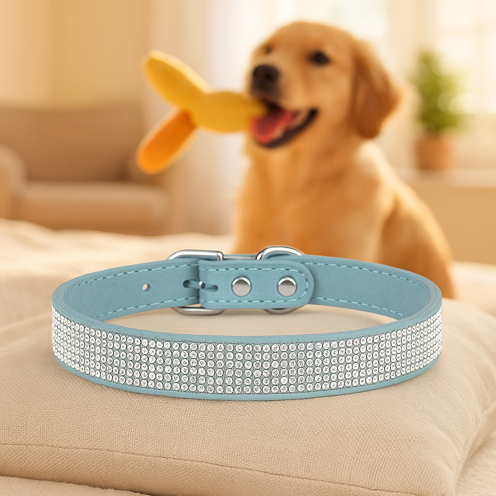 Collier chien, élégance, chic : un style irrésistible préféré des toutous qui joue