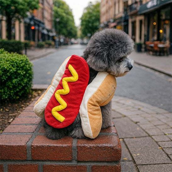 Déguisement chien hot-dog | Funimal polyvalent pour toutes les occasions