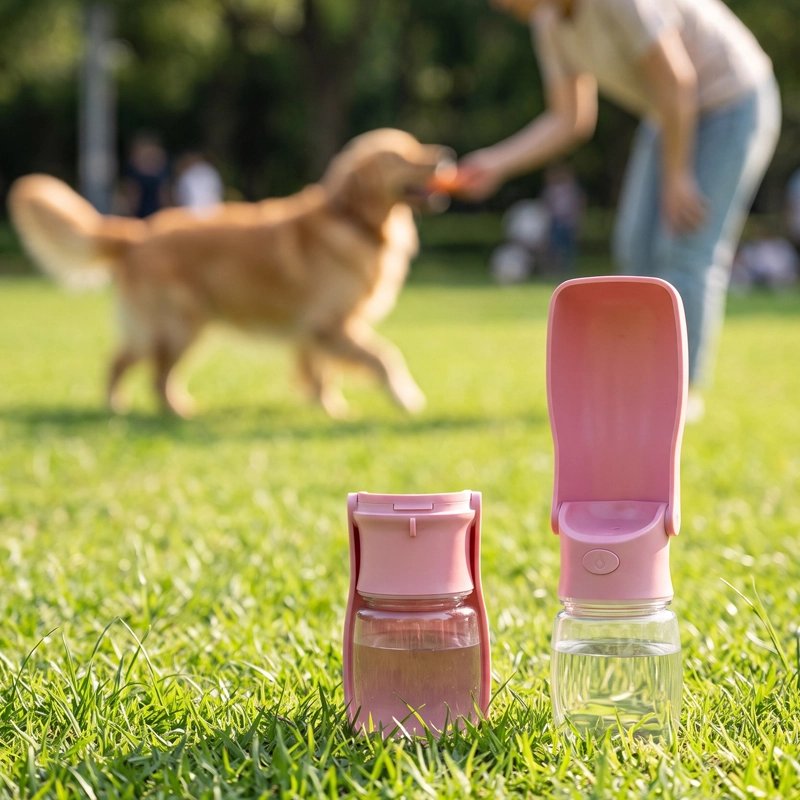 Gourde Chien • JappyHydro™ : transparent pour le réservoir: visualisation du niveau d'eau