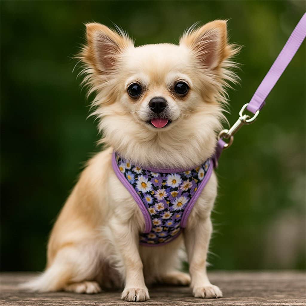 Harnais petit chien | Éclat-Floral™ - Jappy Toutou