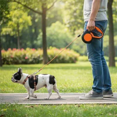Laisse enrouleur pour chien | Fil Complice™ - Jappy Toutou