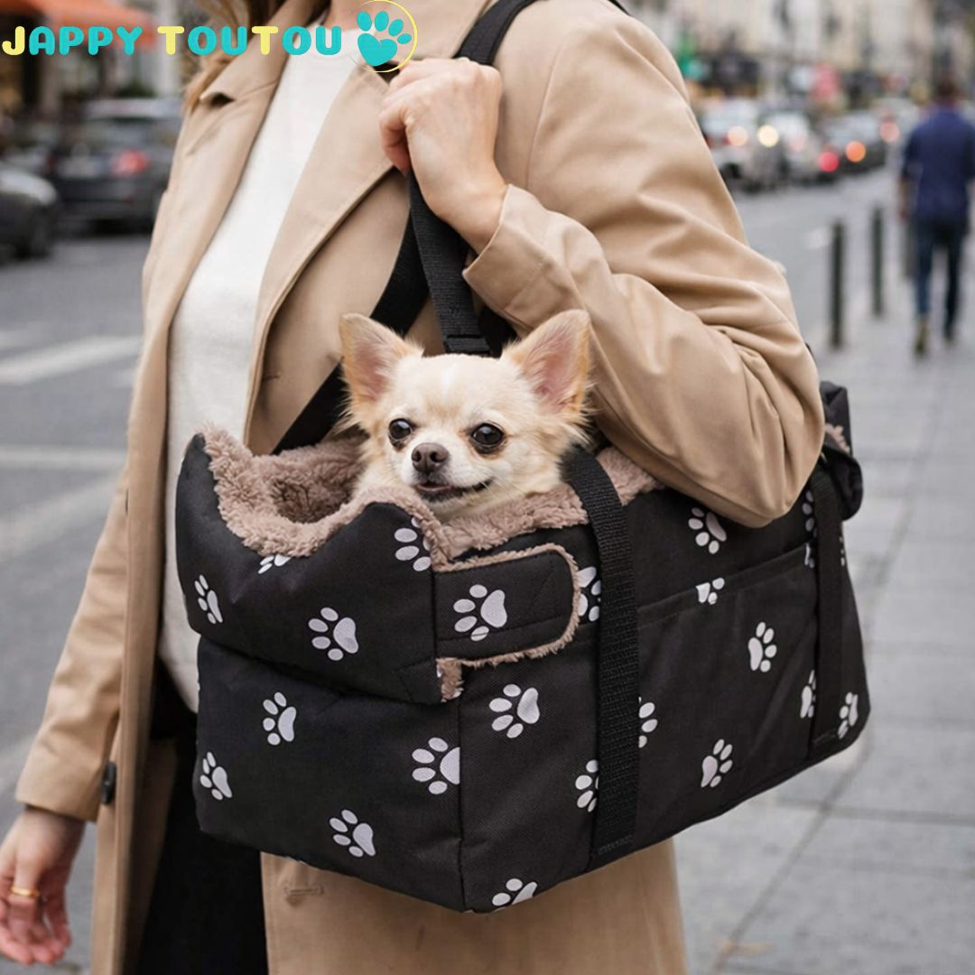 Sac de Transport pour chien | JappyVoyage à Deux™ - Jappy Toutou