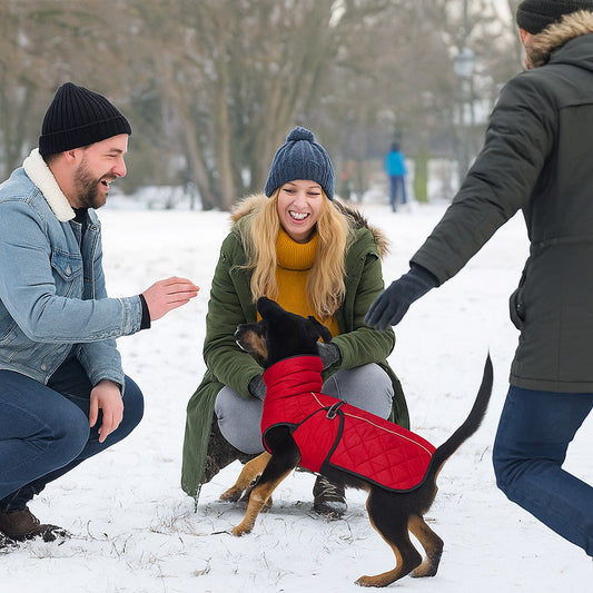 Promenades hivernales : comment bien équiper son chien en hiver ?