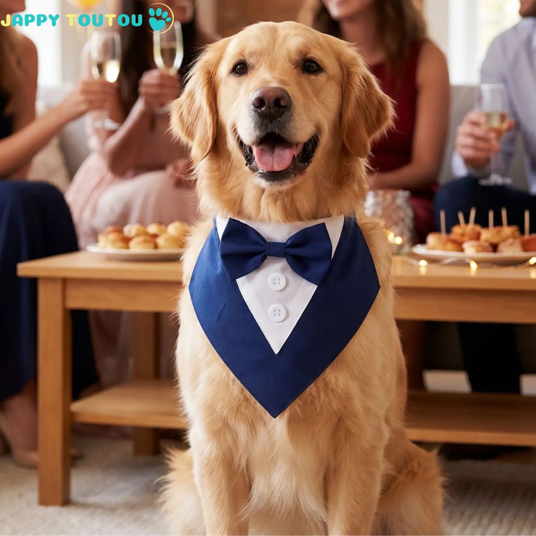 Bandana Chien • JappyFestif3™ Élégant toutes les fêtes