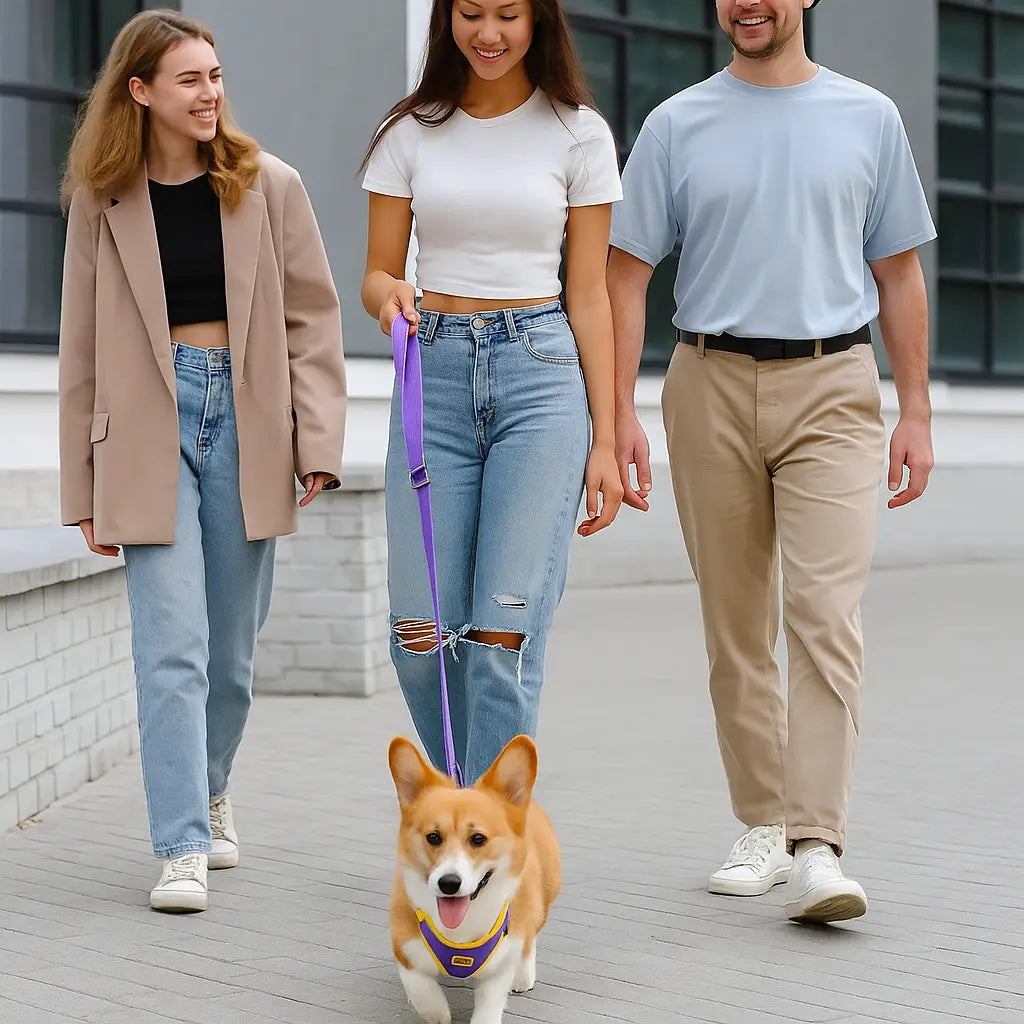 Harnais chien anti traction, Promenades Sereines, Solution Idéale - Jappy Toutou