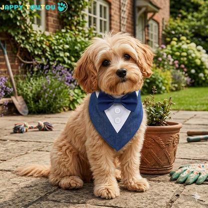 Bandana Chien • JappyFestif3™ Élégant Jamais sans mon toutou