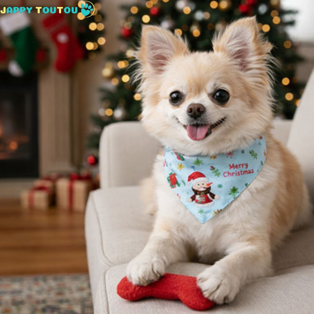 Bandana Chien | FestifBandz™ Égayez le Noël - Jappy Toutou