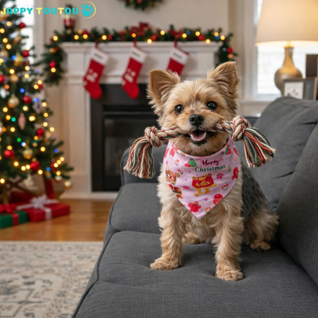 Bandana Chien | FestifBandz™ Égayez le Noël - Jappy Toutou