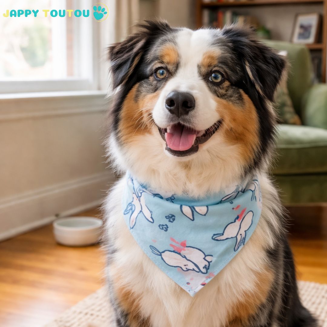 Bandana pour Chien | JappySunset Paw2™ :  réversible
