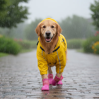 Bottes Chien • JappyDry™ Imperméables : Facile à enfiler