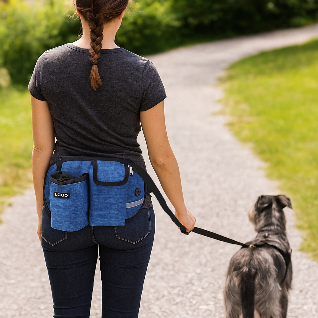 Laisse main libre pour chien SmartLeachBelt™ prêt à partir