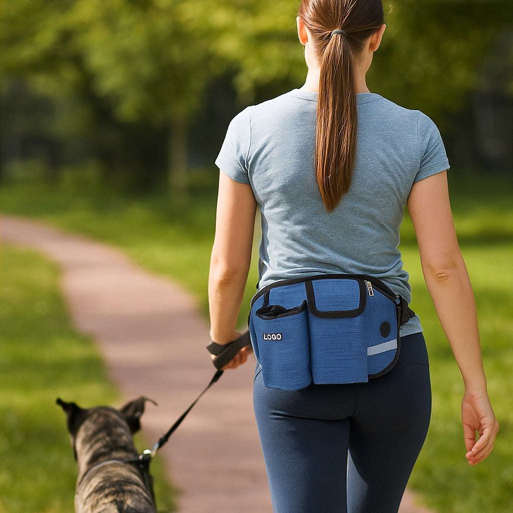 Laisse main libre pour chien SmartLeachBelt™ prêt à partir