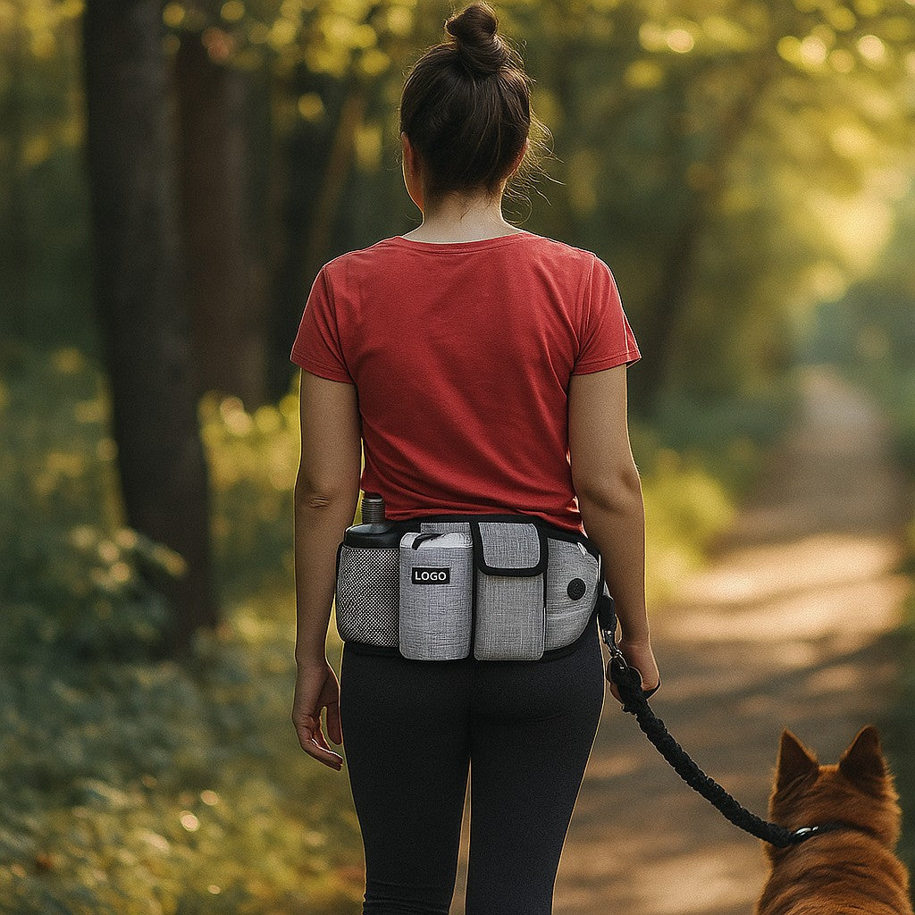 Laisse main libre pour chien SmartLeachBelt™ prêt à partir