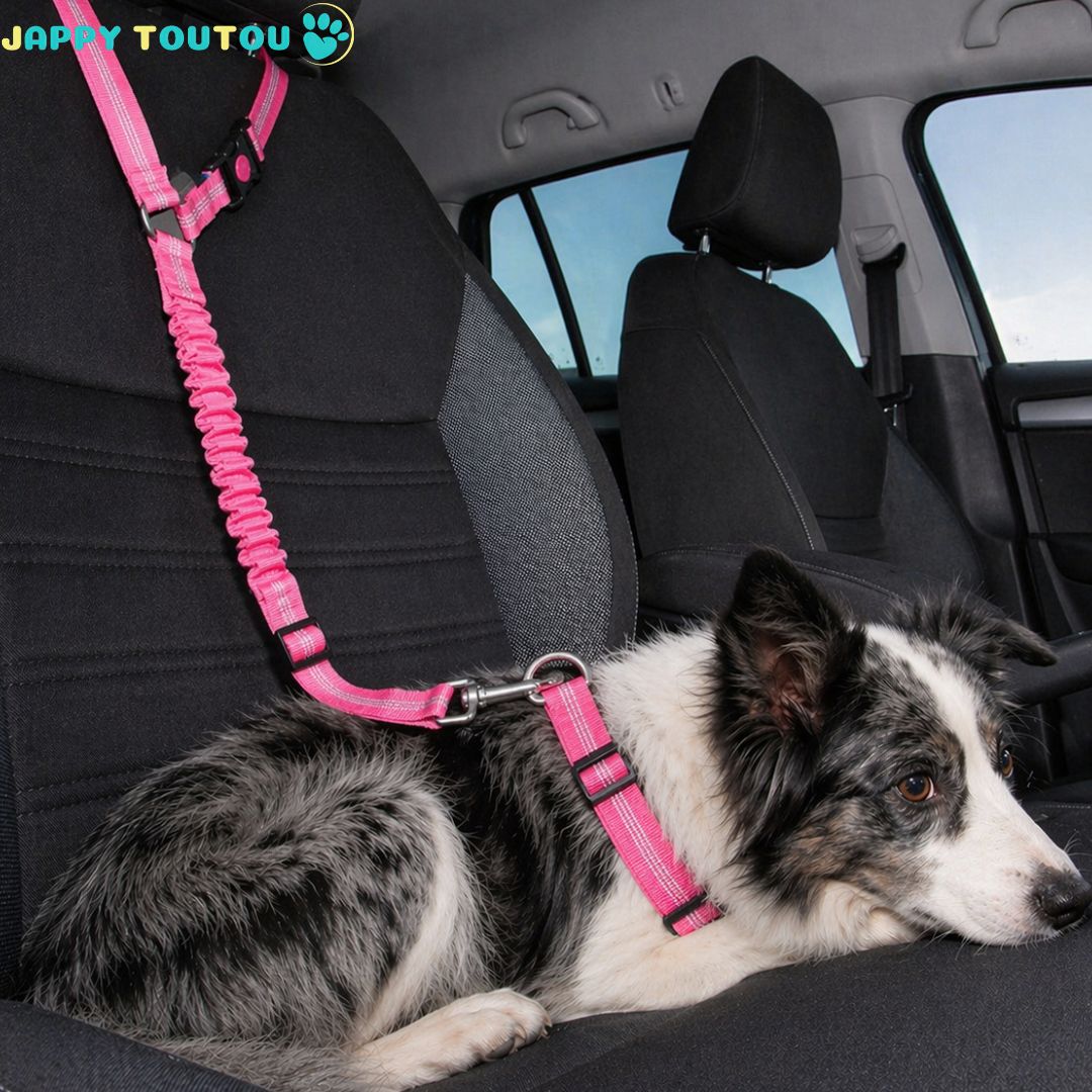 Ceinture de sécurité pour chien : installation simple pour protection maximale