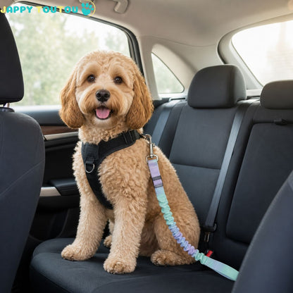 Ceinture de sécurité pour chien • Ceinture JappyVoyage™: Attache renforcée, 