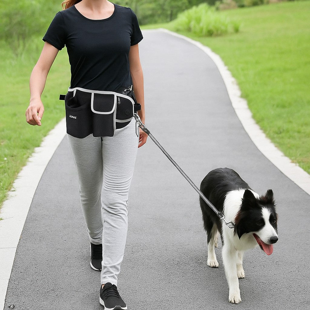 Laisse main libre pour chien SmartLeachBelt™ prêt à partir