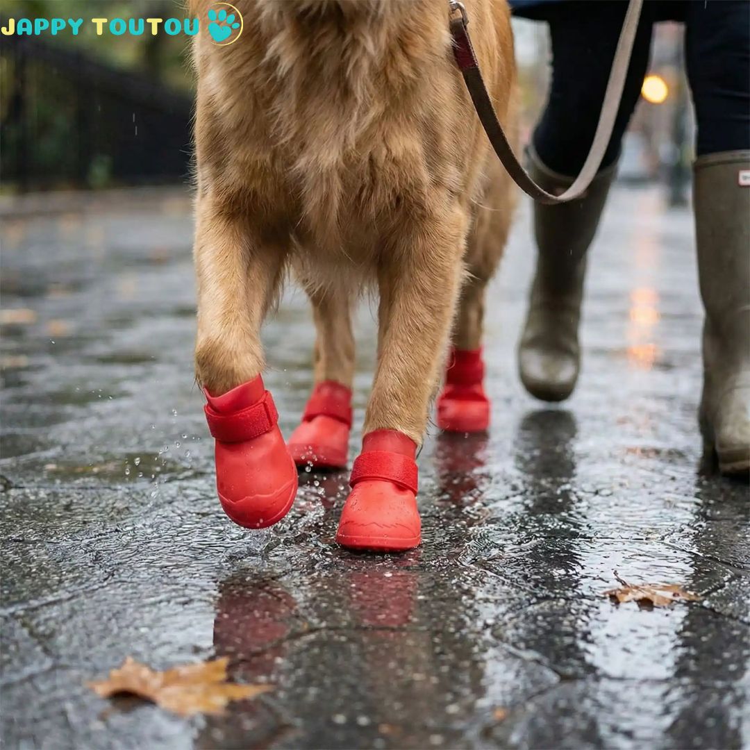 chaussure chien • JappyProtect™ : chaussée mouillée