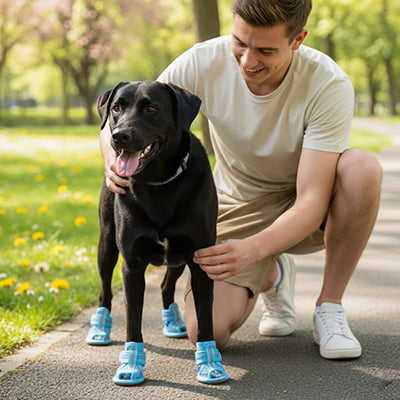 Chaussures chien | Luxe JappyElite™ : marche dans le parc