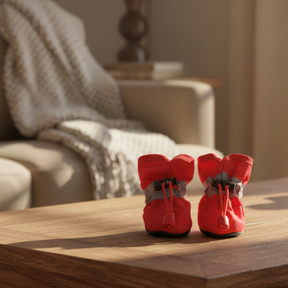 Chaussures chien  • XS PawFlex2™ Rose sur table