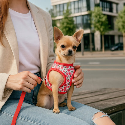 Harnais Petit Chien | Éclat Floral™ ; Des moments de complicité