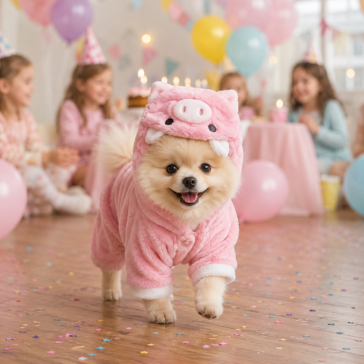 Déguisement Chien halloween | Tigre - Porcelet à une jolie fête d'enfants