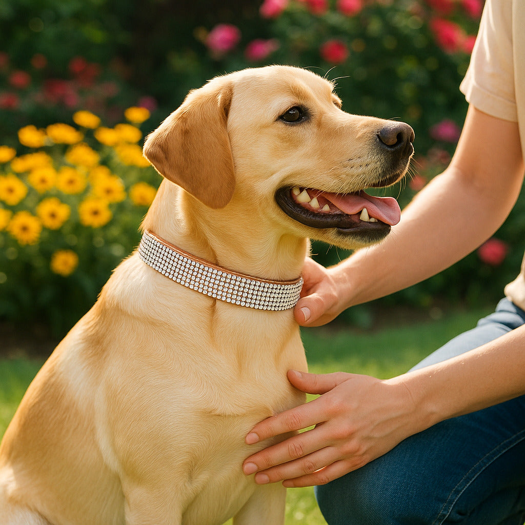 Collier chien, élégance, chic : un style irrésistible