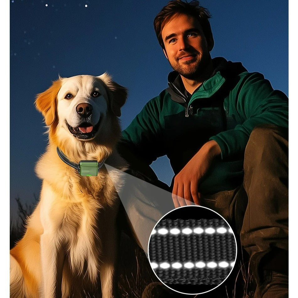 Collier de dressage pour chien - anti aboiement Dress'Wouf™  Hitech- Lumineux