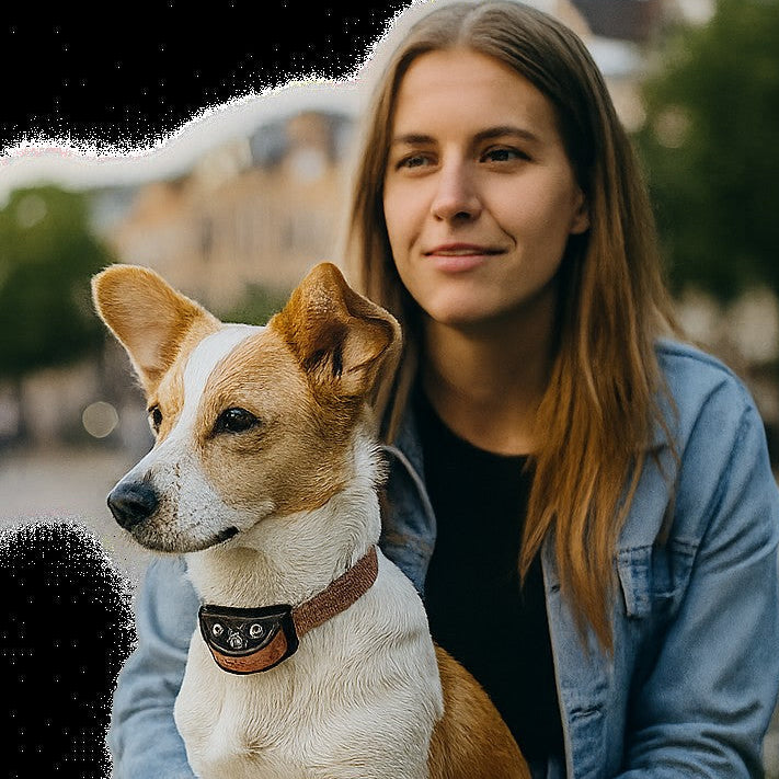 Un collier anti aboiement petit chien - en douceur partout