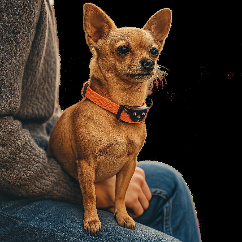 Un collier anti aboiement petit chien - en douceur partout