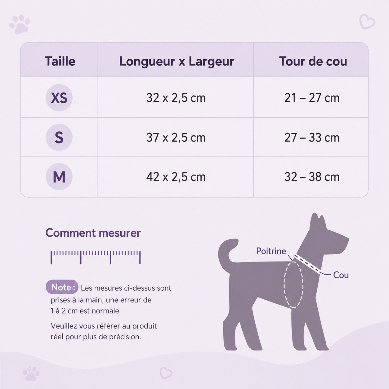 Collier pour Chien • Perle à Jappy™ : taille
