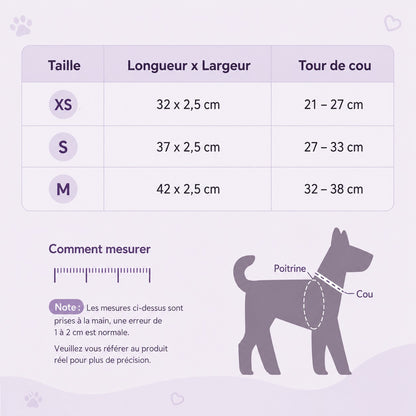 Collier pour Chien • Perle à Jappy™ : taille