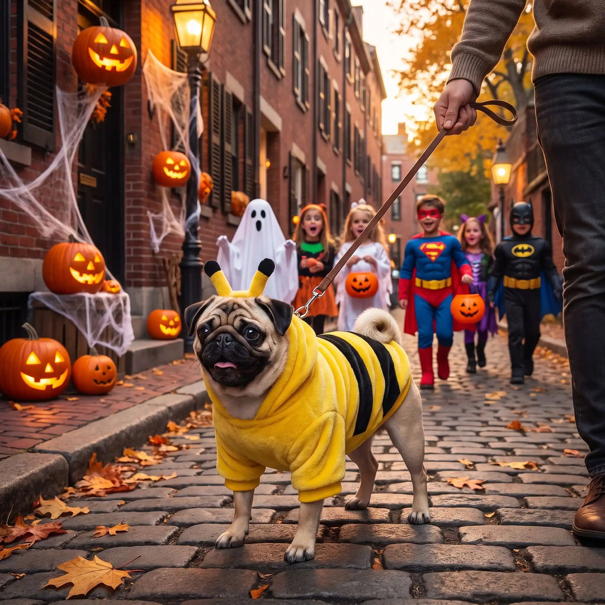 Déguisement Chien Halloween : marche par une soirée d'halloween