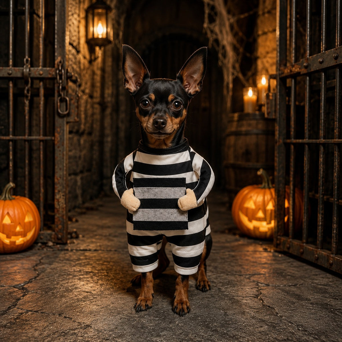 Déguisement chien Halloween - Prisonnier dans un donjon